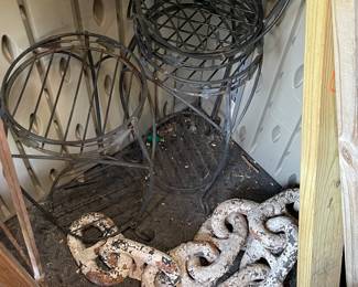 Plant Stands, Ship Anchor Chain