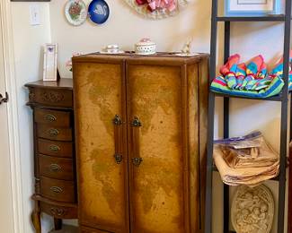 Decorator World Atlas Storage Cabinet, Jewelry Armoire