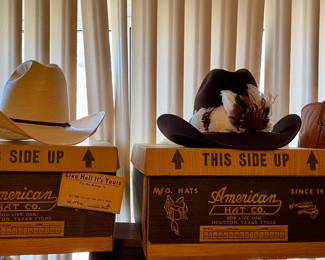 Bangora American Hat Co. Straw Hat, American Hat Co. Felt Hat