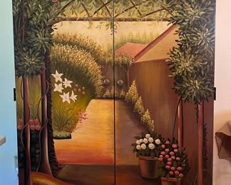 Painted Decorator Media Armoire