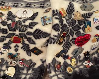 2002 Salt Lake City Olympic Pins, US Department of Treasury Special Agent Pin, US Navy Pin