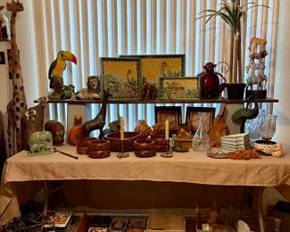 Safari Style Home Decor, DVD’s VHS Tapes,  & CD’s