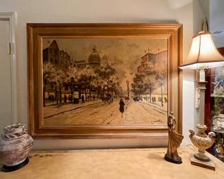 Original Painting Signed J. Michel