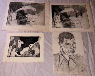 Many pieces of Original Art by owner