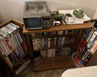 DVDs/ vhs tapes, cassettes