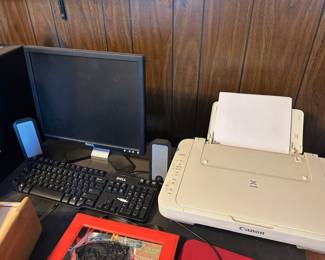 Dell computer, canon printer