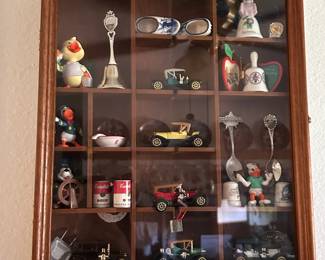 Disney, little figurines, shadow box
