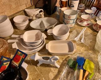 dishes and utemsils 