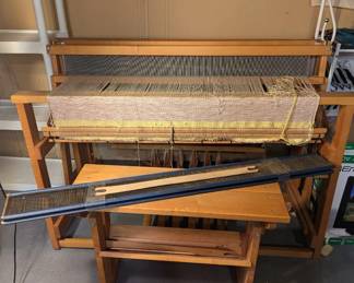 45 inch Schact Standard Floor Loom with 4 reeds and bench seat