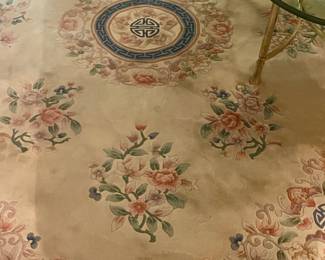 Chinese cut wool rug