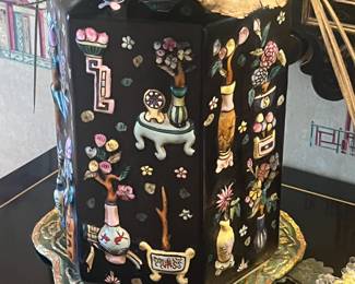 Jiajing…Asian Parcel 6-Sided Ginger Jar in a wonderful all over design