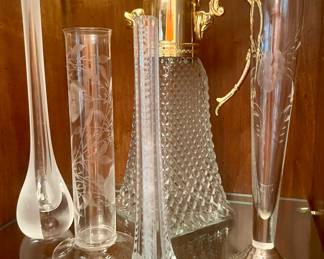 Crystal vases