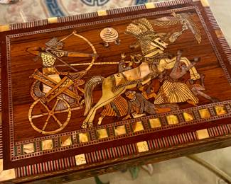 Egyptian inlay box