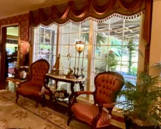 Antique Victorian parlor pieces in mint condition