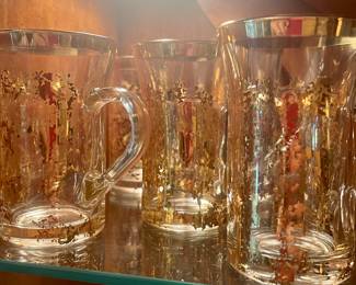 Irish coffees is gold spatter design