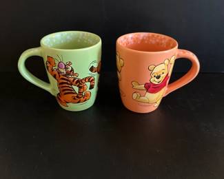 Tigger and Winnie the Poof mugs