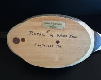 Pintail decoy by Ward Bros. Crisfield MD