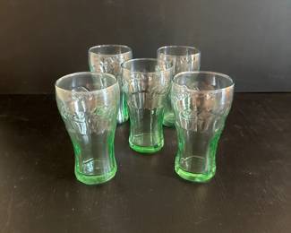 Coke - a - Cola small glasses