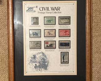 Civil War Postage stamp collection