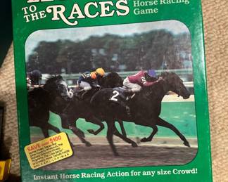 Let's Go to the Races VCR Hours Racing Game