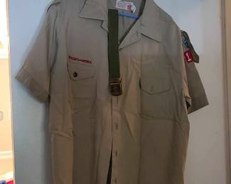Cub Scouts shirt and belt