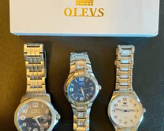 Invicta, Casio and Olevs