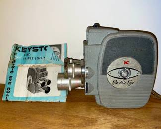 1950's Keystone 8mm K-4c Electric Eye camera