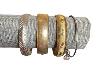 Vtg. Cuffs and bangles Monet