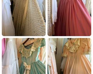 Vintage Dress and 3 Pilgrimage Type Dresses