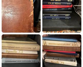 VERY OLD  annuals - Ole Miss and Mississippi State University