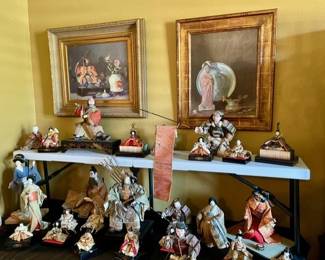 Antique Japanese dolls