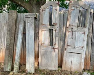 Antique Indian door and gates archway featured in a Quail Creek home tour