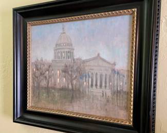 The Capitol oil painting by award winning artist James Bruce.