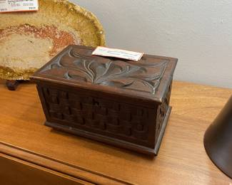 Carved Wood Box