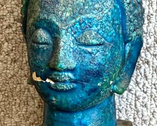Rare Bitossi Italy Buddha Bust (as-is)