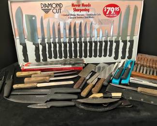 Diamond Cut Knives, Chicago Cutlery, More