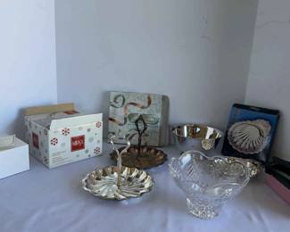 Silver Plated Dishes From Silversmith Candy Dish A Rose Dish