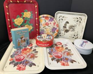 Vintage Trays More