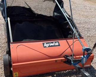 Pull Behind Lawn Sweeper