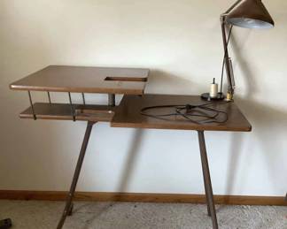 Portable Sewing Table with Light Large Spool Holder