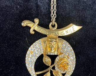 Daughters Of The Nile Masonic Jewelry