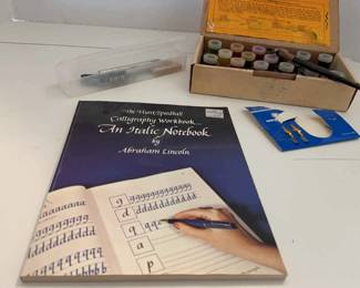 Calligraphy Pens, Ink Notebook