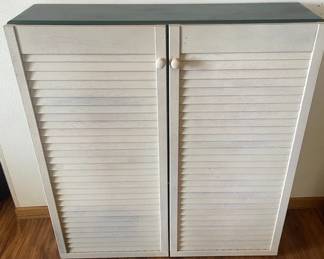 Painted Cabinet Bookshelf