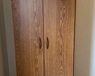 Pressed Wood Storage with Doors Metal Bookcase