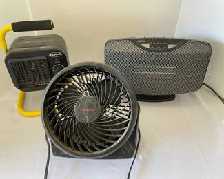 Two Shop Heaters Fan