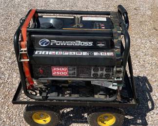 Power Boss Generator with Cart