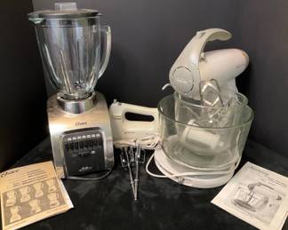 Sunbeam Electric Stand Mixer, Oyster Blender, Black Decker Hand Mixer