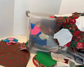 Unfinished Hand Quilted Quilting Squares