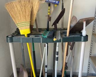 Shovels, Brooms, Storage, More