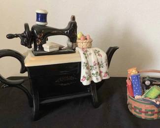 Sewing Machine Teapot